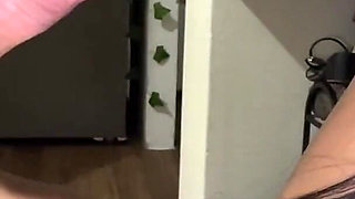 Sucking the Biggest Cock I've Ever Seen in My Life and Stimulating the Sack to Get a Lot of Cum Out