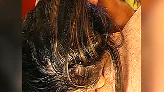 Brunette Slut Gets Hard Anal and Massive Cum Glass Treatment