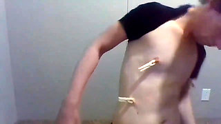Clothespin Play Fetish Fanclub Video of the Month bounce That Ass on My Chickcock