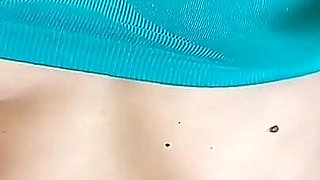 Teen Wife Solo Plays with Nipples Through Sport Topic