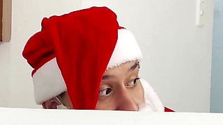 Submissive Punished and Fucked Hard by Santa Claus - Bitch Goes All Out for Her Christmas Gift