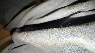Roommate Lay Down Next to Me in Tight Jeans - We Had Sex Under the Blankets