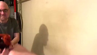 Elena917 Face Slapping BDSM - Redhead Submissive Punished on Wall & Floor