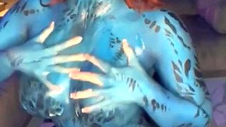 Amanda Nicole Avatar Girl Masturbates Her Wet Pussy With