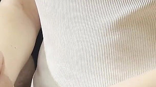 She Brought Cuckold to Orgasm Even in the Chastity Cage