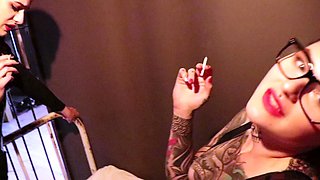 LadyPerse - Two Goddesses Smoke A Cigarette