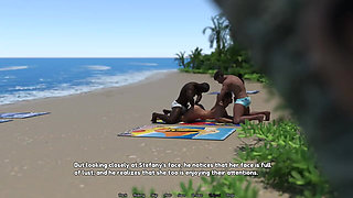 Perfect Housewife #36 Strangers Make Hot Wife Cums Hard on a Beach