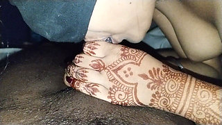 Newly Married Wife Hard Blowjob