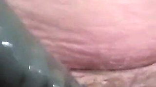 Cripplefreak4u Upclose of Fucking Machine on Ass and Pussy