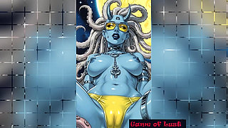 Gol Busty Alien Fantasy Animation