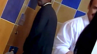 Public Bathroom BBC Double Penetration