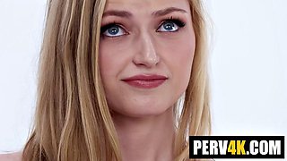 Cute Handjob with Small Tits: Stepmom Mae Dannay Mountain Pounds Rough During Intense Choice Fuck
