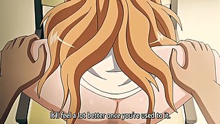 Hot blonde with huge boobs fuckes with a horny old guy, while her boyfriend is waiting for her