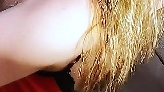 Slut Christmas Fucking with Random Hotel Guest at Gloryhole