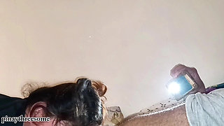 Asian cheating wife Husband filming the wife how damn she good in the blowjob and riding