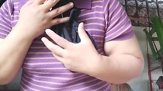 Naughty Molly Explore Body and Pussy in Jungle