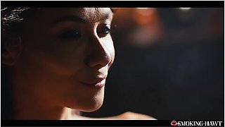 Veronica Leal Smoking Fetish - Sexy Slim Babe Smokes Cigarette And Strokes Cock