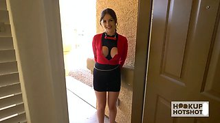 Huge titted babe Bella Luna gets swept into a grubby encounter!