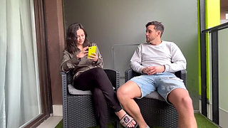 Sucked My Stepbrother Big Cock Thinking I'd Get an Iphone.