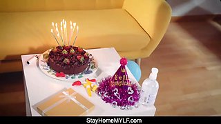 Mind-blowing milf Misha Maver has pov bday snatch surprises