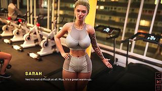 the synthetic milf in bathroom gym public