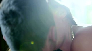 Extreme amateur pov blowjob with brunette babe
