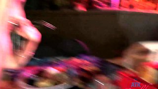 Euro amateur at blowjob party sucking on dick