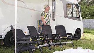 Saucy lesbians 4some emotional X-rated scene