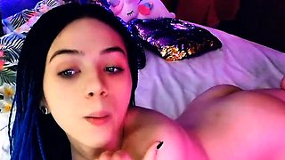 Close up teen pussy gaping action