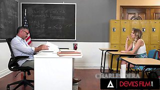 DEVILS FILM - Bratty Student Coco Lovelock Gets A Sex Lesson Shell Never Forget
