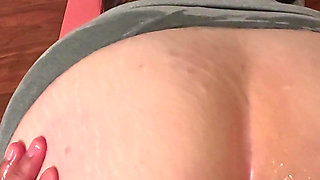 POV: You Rip Her Yoga Pants, Oil Her Big Ass & Creampie Her Soft Pussy