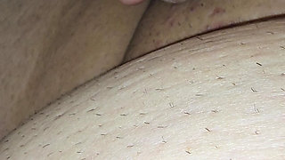 Step mom handjob step son with low erection for fun