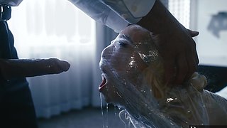 Mick Blue cuffed and dominated Kenzie Reeves in bdsm