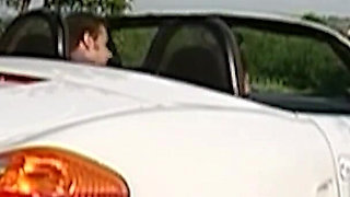 Wild Outdoor Fucking and Filthy Blowjobs in Car and Bed