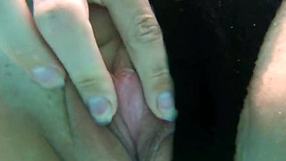 Public Pool Orgasm: Teen Babe's Solo Webcam Show
