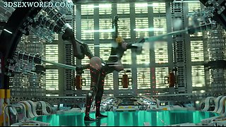 Big Ass Balerina Dominated and Destroyed by BDSM Fuckmachine