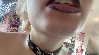 Mouth Tour Black Lipstick Goth