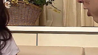 Cute skinny japan teen with hairy pussy banged by step brother