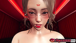 Captivating Private Room with Sexy Anime Girl 3D Hentai - Exciting Desk Doggystyle Fuck, POV Cowgirl on Sofa, and Lifting Tied