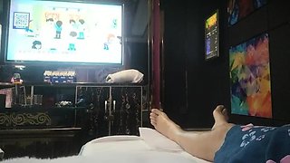 Lesbo amateurs tongue massaging pussy and rimming