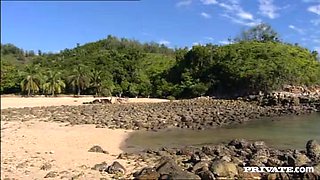 Jamie Brooks Gets Way More than Sand in Her Vagina on the Beach - Private Porn Sex Videos