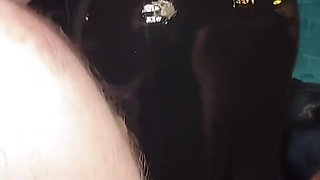 Shining My Big Latex Ass and Breasts!
