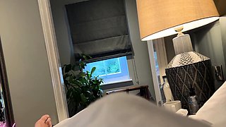 Cute amateur brunette gives pov blowjob and fuck