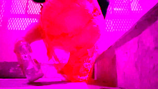 Artemisia Love Wearing High Heels Outdoor and Smoking a Cigarette