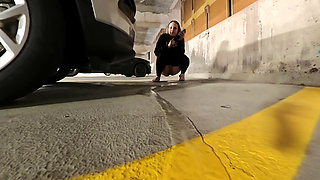 Showing Off and Almost Caught Fucking Date Night
