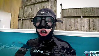 Thick 8mm Beauchat Wetsuit Buoyant Tease Session