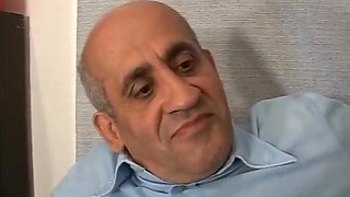 Caroline De Jaie - Blonde Teen 18+ Seduced By Mature Man And Convinced To Suck His Cock