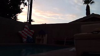 Amateur long hair redhead babe riding sybian toy stunning