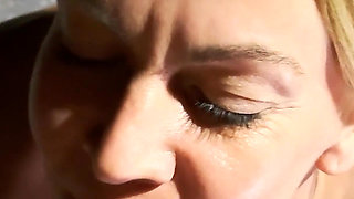 Cute Blonde Street Whore Lets Every Hole Get Fucked on the Street