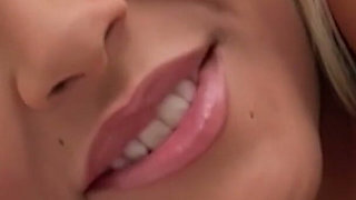 Hot Big Tits Blonde Babe Nasrin Carmel Moore Fucks Hung Stud on the Sofa